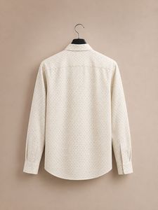 Men's Classic Fit Dotted Shirt