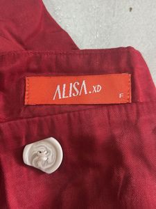 Maroon red classy top