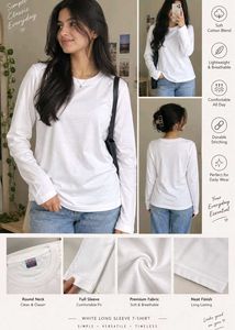 White Long Sleeve T-Shirt