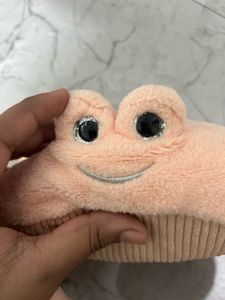 Cute plushie crab with sparking eyes