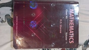 RD Sharma Mathematics Class XII Vol 1