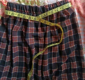 Plaid Maxi Skirt