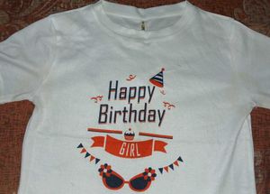 Happy Birthday Girl T-Shirt