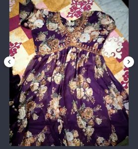 BEAUTIFUL NAIRA CUT ANARKALI IN GEORGETTE ❤️