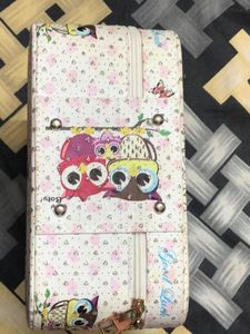 Pink Makeup Train Case with Mirror