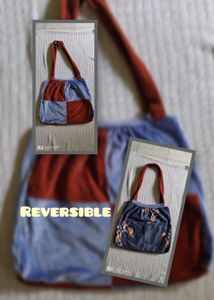 Reversible Patchwork Tote Bag
