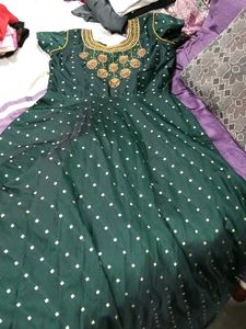 Elegant Green Ethnic Gown