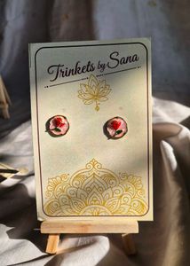 Lotus Pearl Drop Earrings