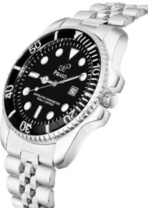 PIRASO Silver Band Watch