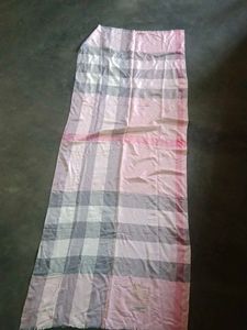 Aunthetic Burberry Scarf - Pink Checkered