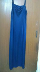 Blue satin nighty