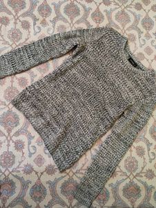 Chic Marled Knit Sweater