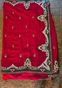 Heavy Embroidered Saree