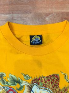 Yellow Ganesha Graphic T-Shirt