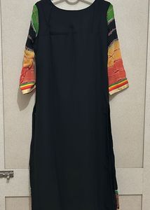 Elegant Black Kurta