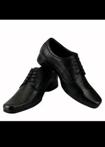 Men's Black Leather Formal Shoes