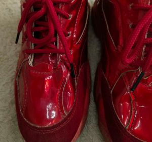 🔥 Red Hot Chunky Platform Sneakers!