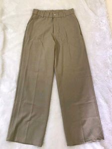 Beige Korean Trouser