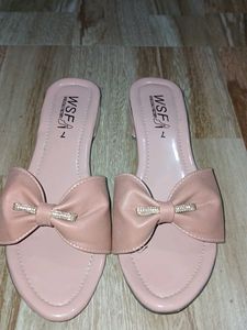 Cute Bow Flat Sandals