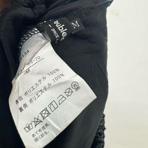 Black pants Straight cut