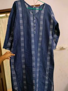 New Navy Blue Kurta Combo Set for Timeless Style
