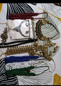 assorted Indian jewelleries