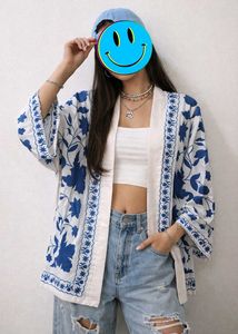 Boho Floral Kimono Jacket