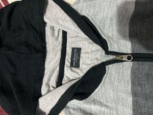 Striped Zip-Up Hoodie