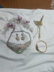 Sparkling Jewelry Set - Necklace, Earrings, More!