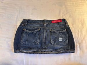 Denim Mini vintage Skirt