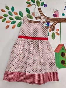 Adorable Girls' Polka Dot Dress