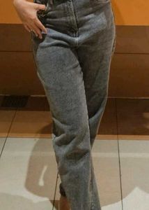 Grey Wash Denim Jeans