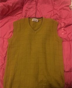 Vintage V-Neck Sweater Vest