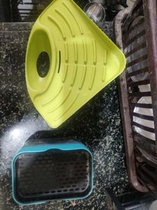 Soap Dispenser and Sink Corner Strainer