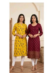 Stylish Kurti Combo – Set of 2 ✨