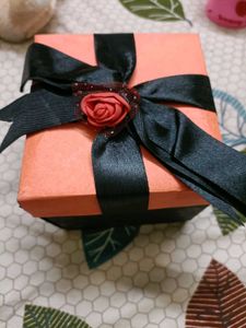 Elegant Gift Box with Rose Accent