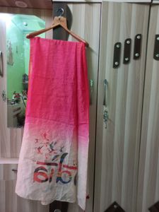 Pink Ombre Printed Scarf