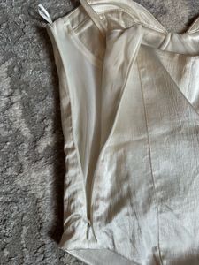 Zara satin corset body suit
