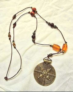Boho Tribal Pendant Necklace