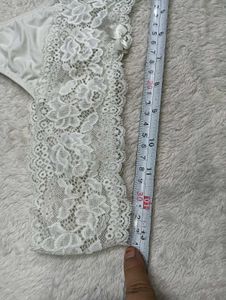White Lace Trim ♥️♥️Thong Panty