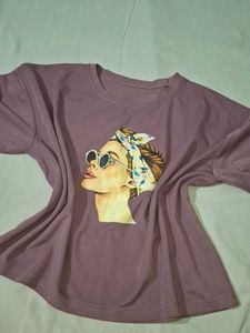 Crop Graphic Print T-Shirt