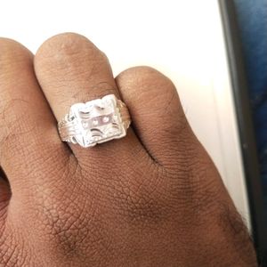 Man's 925 Hallmark Silver Casting Ring