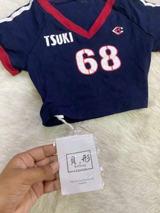 Sporty Athletic Cropped Jersey