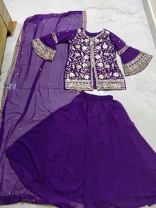Exquisite Purple Lehenga Choli