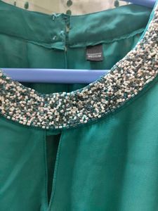 Sea Green Designer Gown