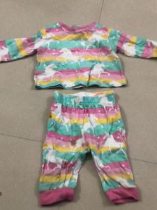 Cute Unicorn Pajama Set