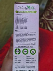 Satyaaveda Organic Hair Colour Kit