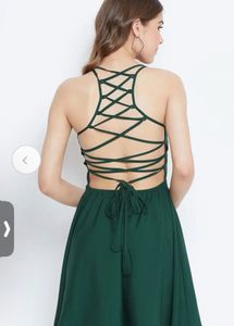 Fit and flare, back gorgeous design mini dress