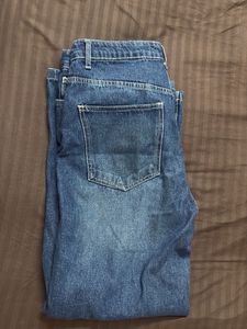 Ripped Wide Leg Jeans