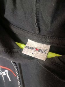 Hooded Cotton Tshirt Black